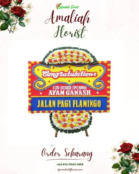 Sewa Papan Bunga Singocandi